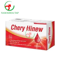 Chery Hinew - Sản phẩm bổ sung Acid folic, hỗ trợ điều trị thiếu máu